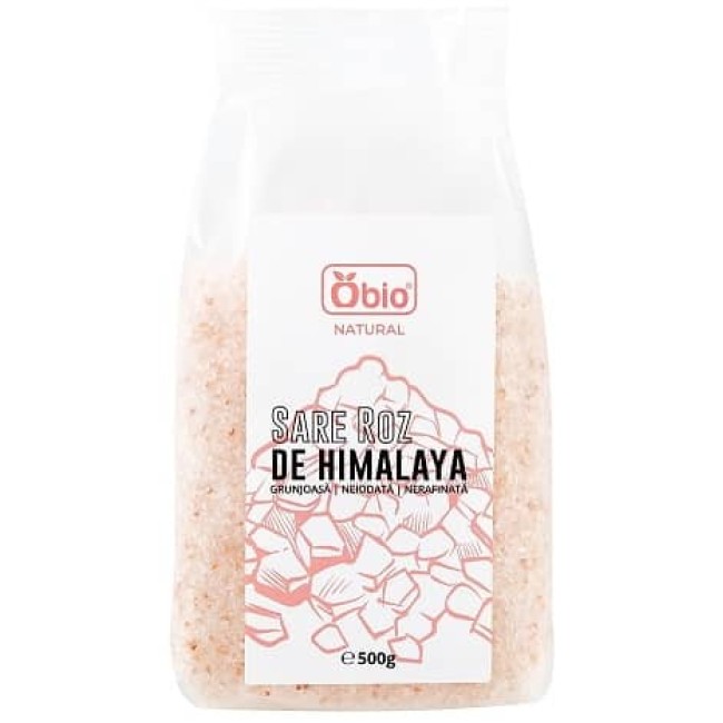 Sare roz de Himalaya grunjoasa 500g Obio